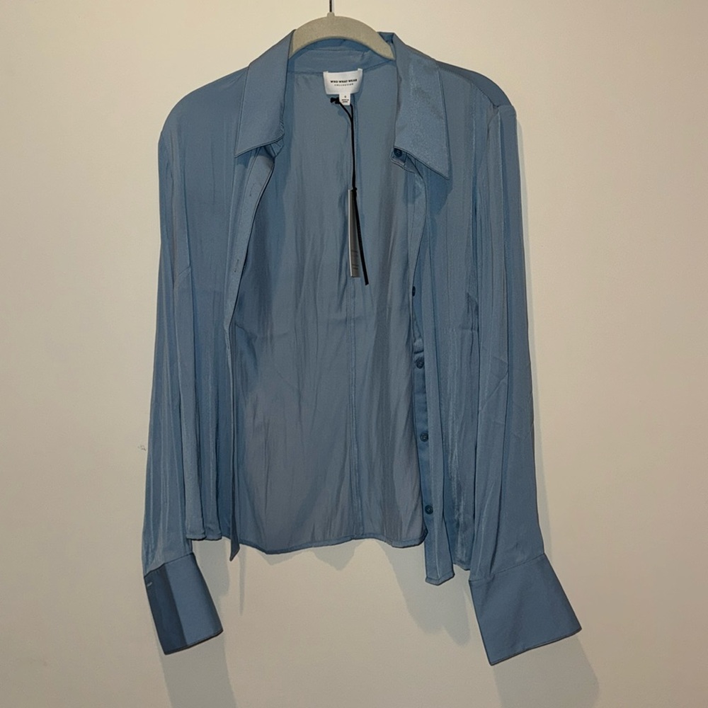 NWT WHO WHAT WEAR Blouse